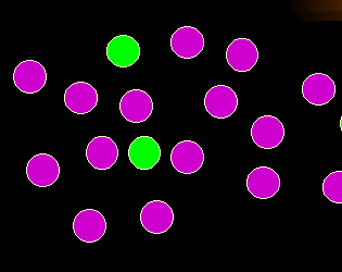 A "normal control", a lot of magenta, and a few green "cells"